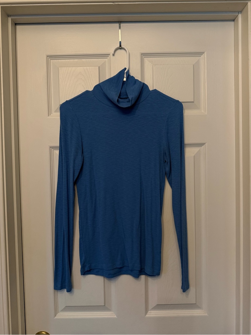 aerie Dusty Blue Long-Sleeve Turtleneck Top
